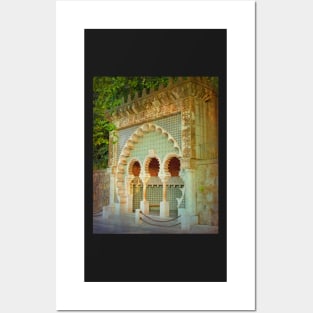 Sintra mourisca. moorish sintra fountain. Posters and Art